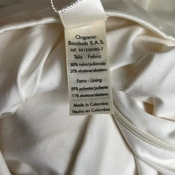 BAOBAB Indira Strapless Crochet Paraiso Blue Jumpsuit Size Medium - Picture 13 of 13